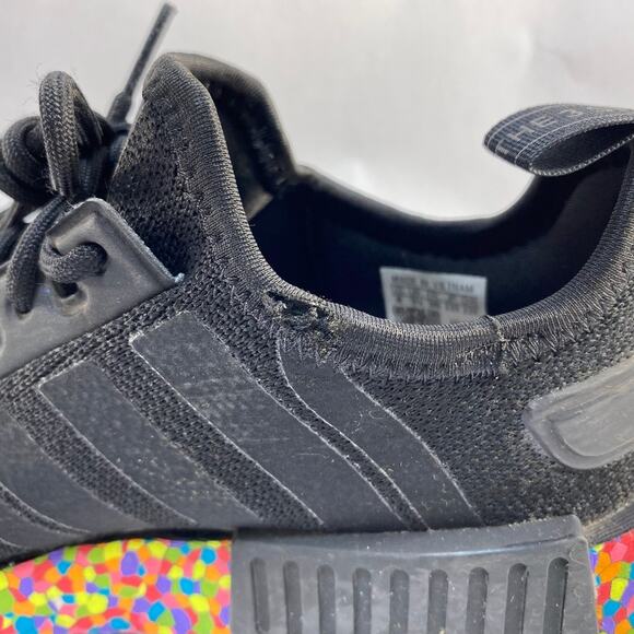 ADIDAS NMD R1 Mosiac Boost (Black/Confetti) Mens Size 4 - Picture 6 of 14